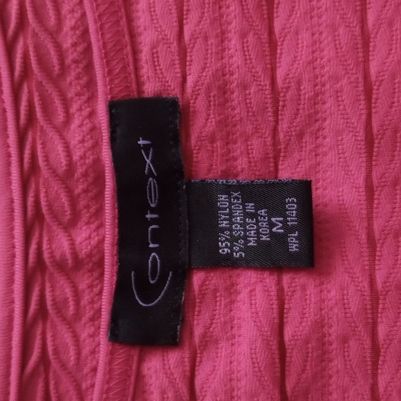 Pink Stretchy Tank Size M (Like New - Well Made) - Picture 3 of 8